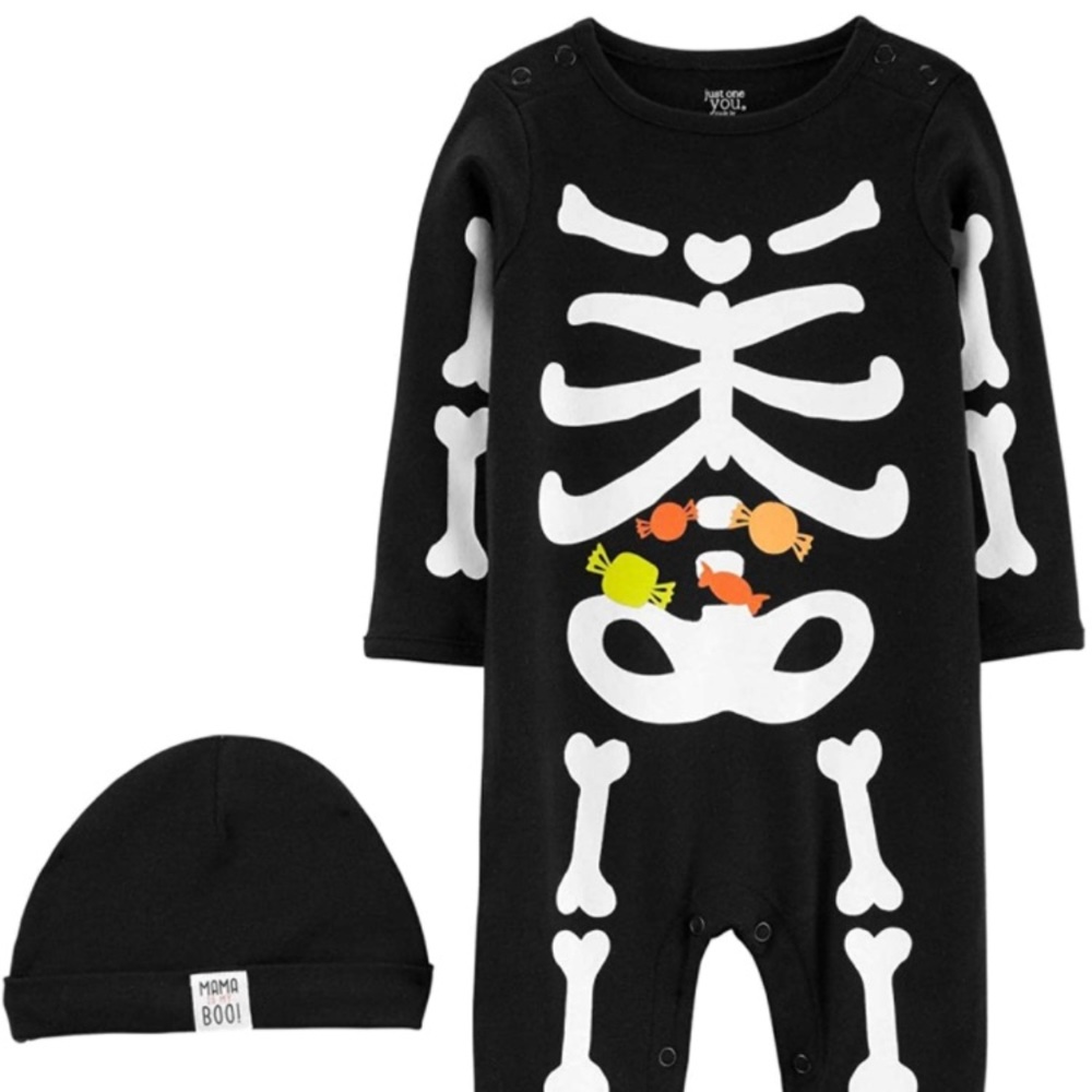 Baby boys Skeleton sleep n play